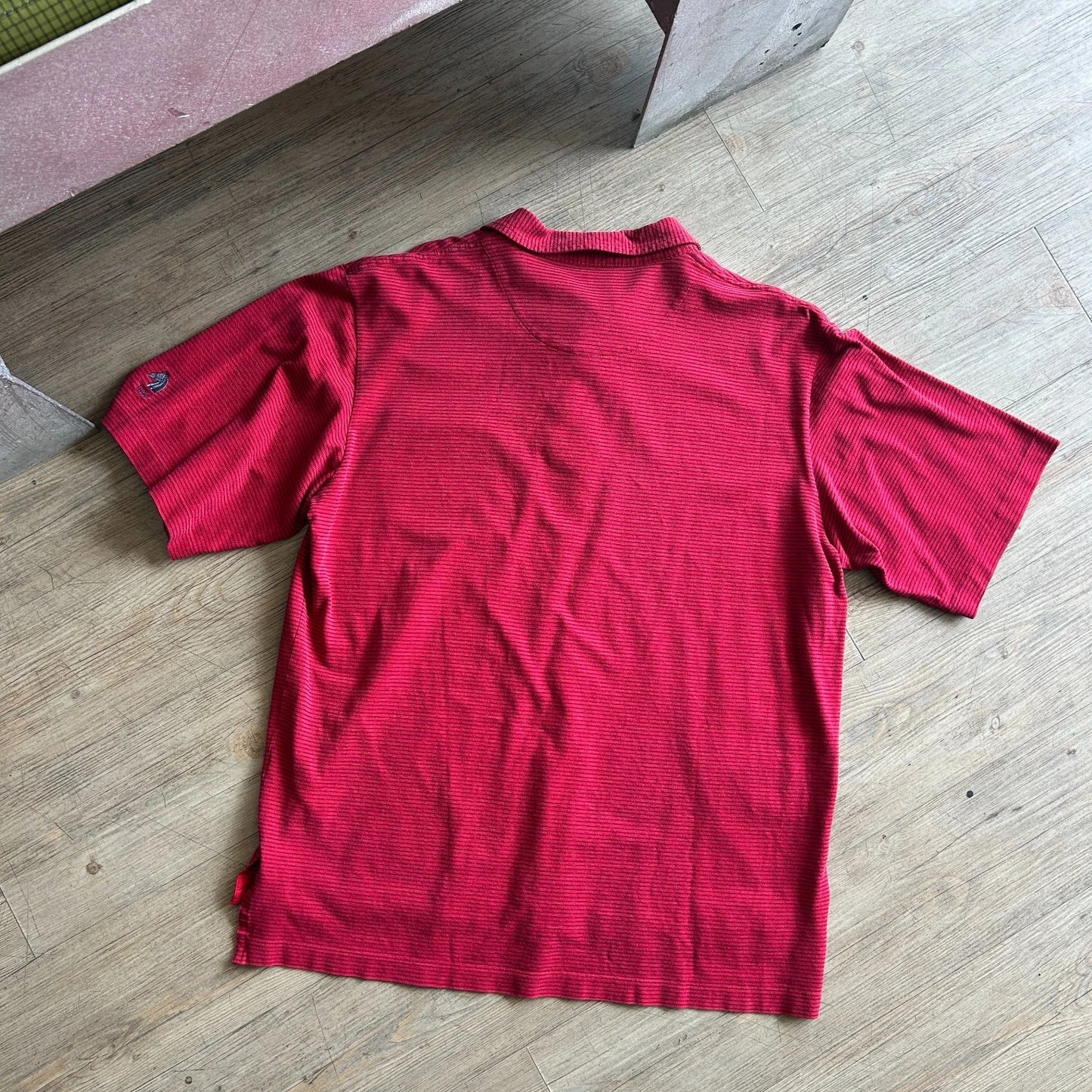 POLO GOLF | Vintage Ralph Lauren 1890 Horse Striped Pima Cotton Polo Shirt sz L