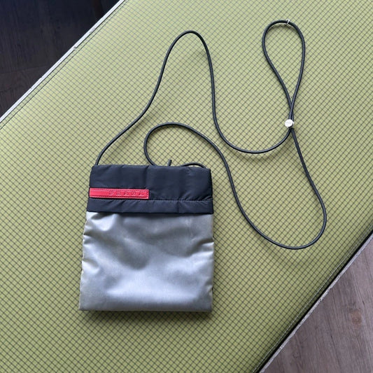 1999 PRADA SPORT | Linea Rossa Nylon Pouch Side Bag