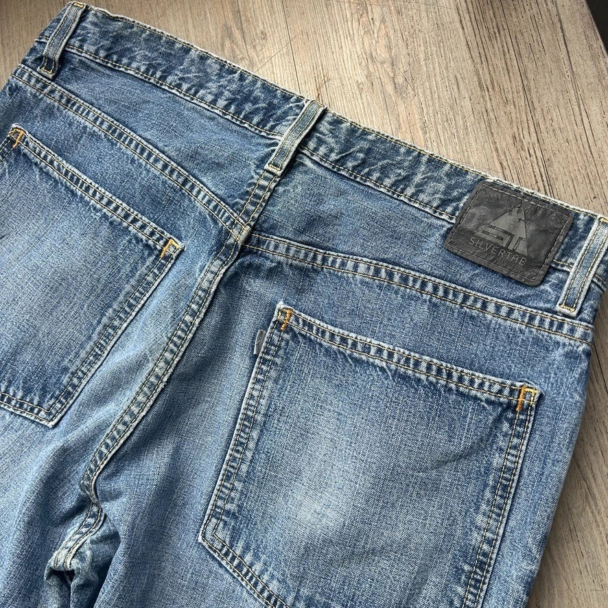 VINTAGE | Levis SilverTab Faded Blue Relaxed Denim Pants sz W35 L32