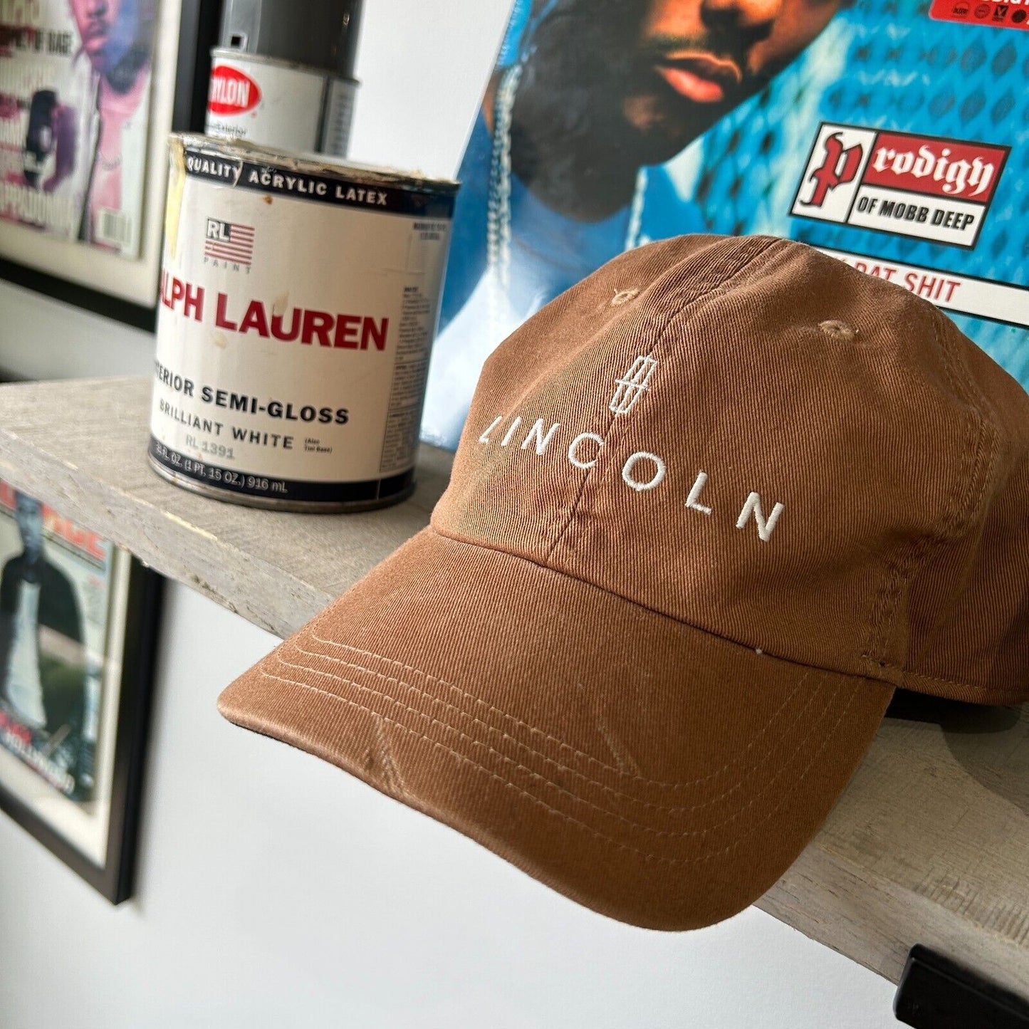 VINTAGE | LINCOLN Car Emblem Promo Snapback HAT One Size Adult