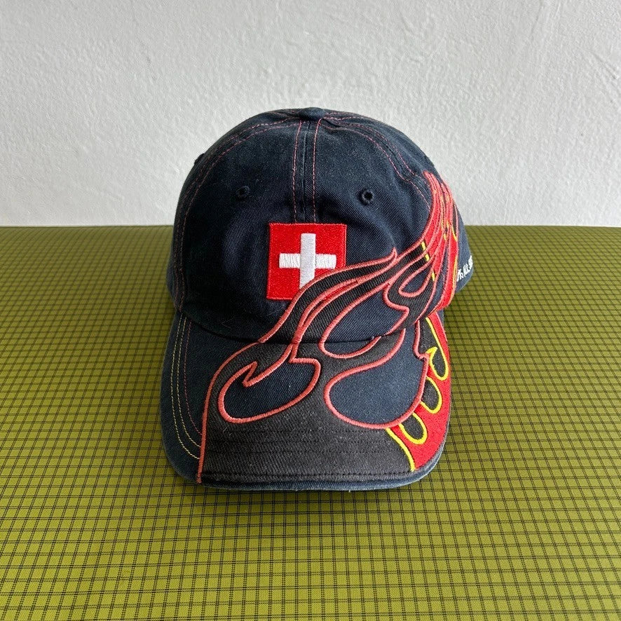 VETEMENTS | x Reebok Switzerland Flame Cap Hat sz OS