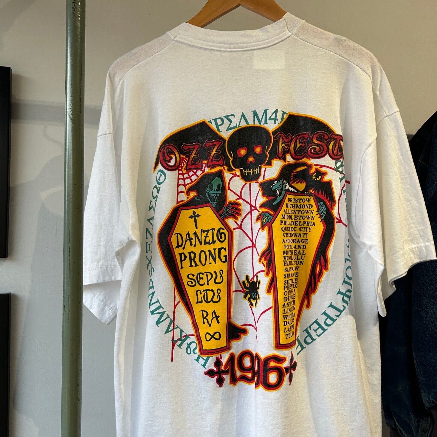 VINTAGE 1996 | OZZY Osbourne Ozz Fest Band T-Shirt sz XL Adult