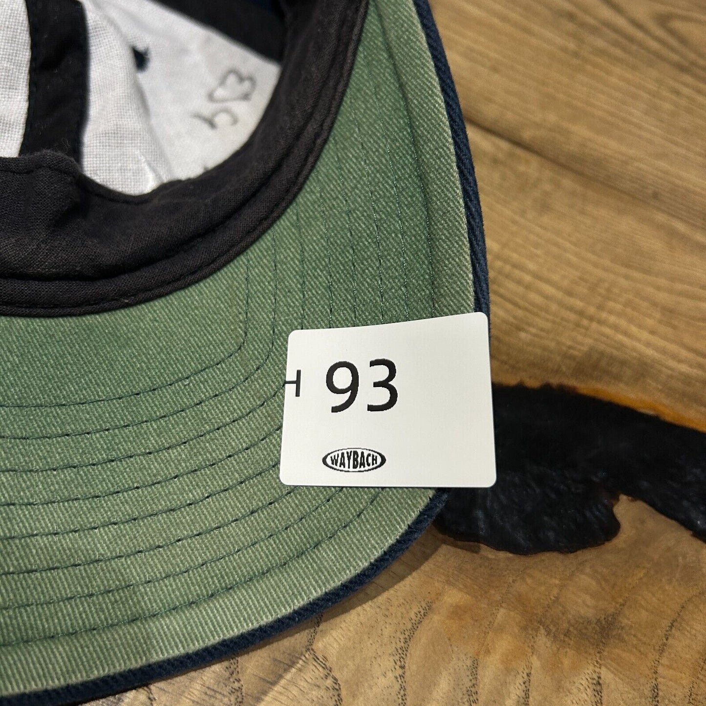 VINTAGE 90s | Nike Swoosh Navy Snapback HAT sz OS