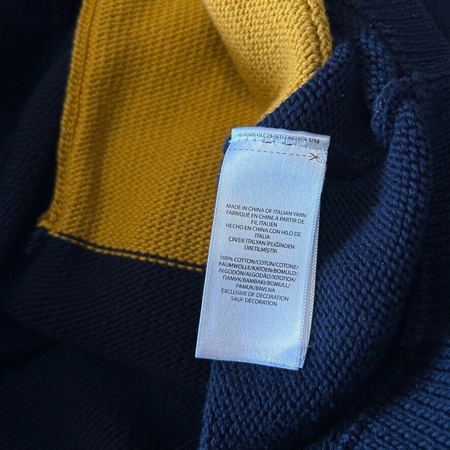 POLO Ralph Lauren NY Champs RL Varsity Knit Cardigan Sweater sz S