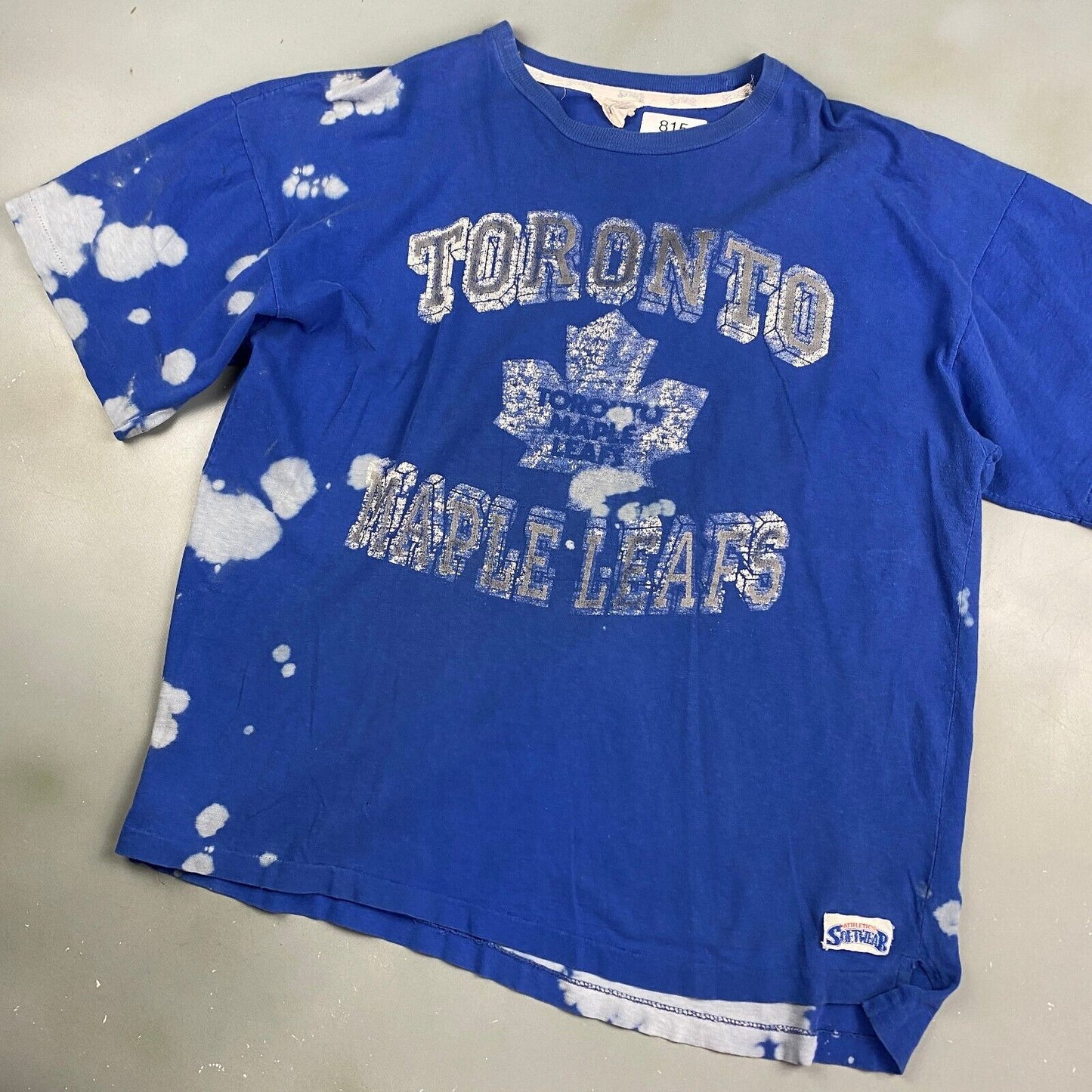 Vintage 90s Toronto Maple Leafs Blue T-Shirt sz Large Men Adult