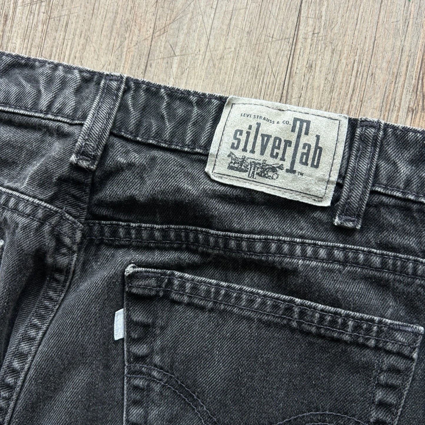 VINTAGE | Levi's SilverTab Relaxed Fit Black Denim Jeans Pants W32 L30