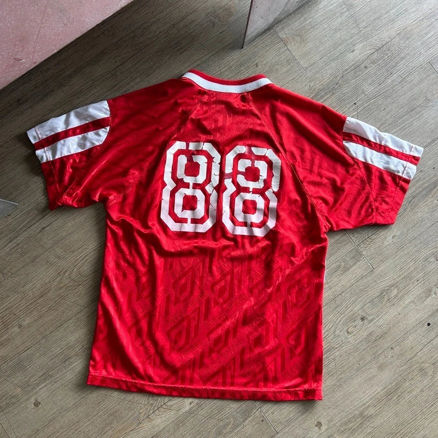 1990s | UMBRO Teamwear #88 Football Jersey T-Shirt sz M/L