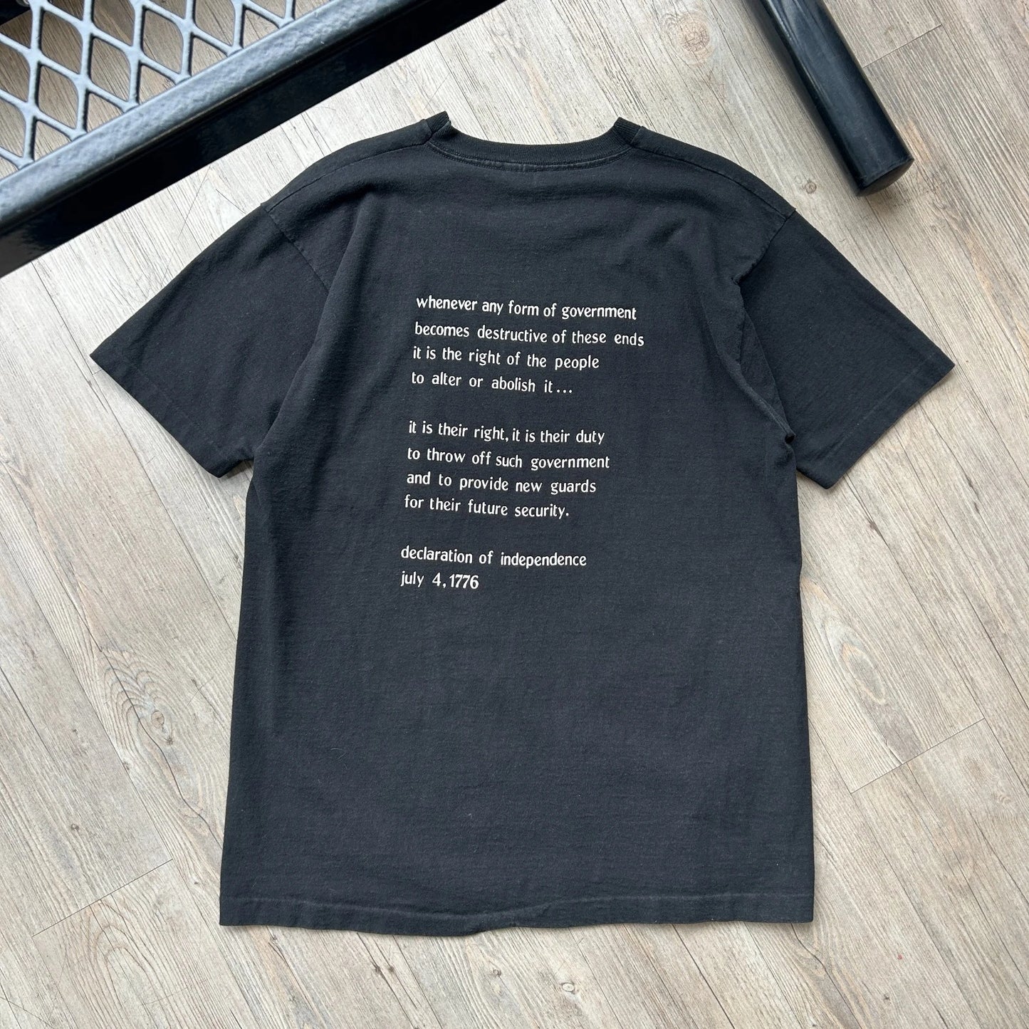 VINTAGE 90s | Abort The Supreme Court Declaration Of Independence T-Shirt sz XL