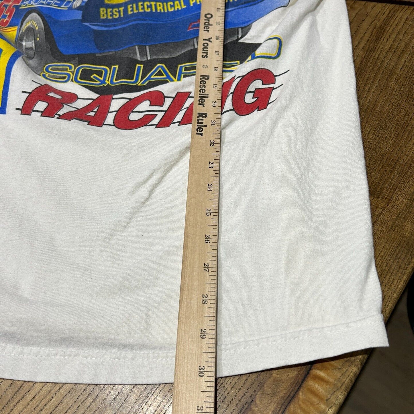 VINTAGE 90s | Nascar Electrified Racing Big Car Graphic T-Shirt sz L Adult