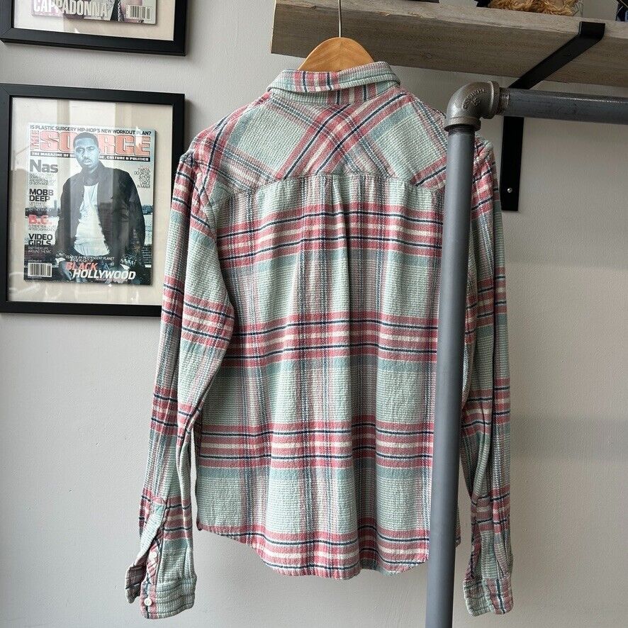 VINTAGE | Salt Valley Plaid Flannel Button Down Shirt sz S