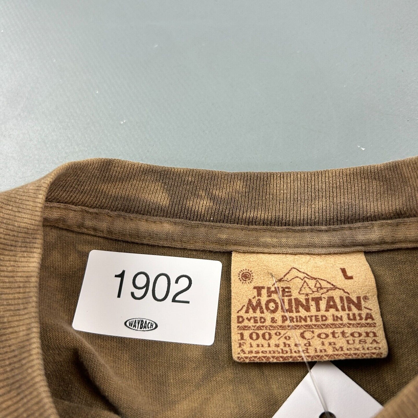 VINTAGE | The Mountain Turkeys Brown Tye Dye T-Shirt sz L Adult