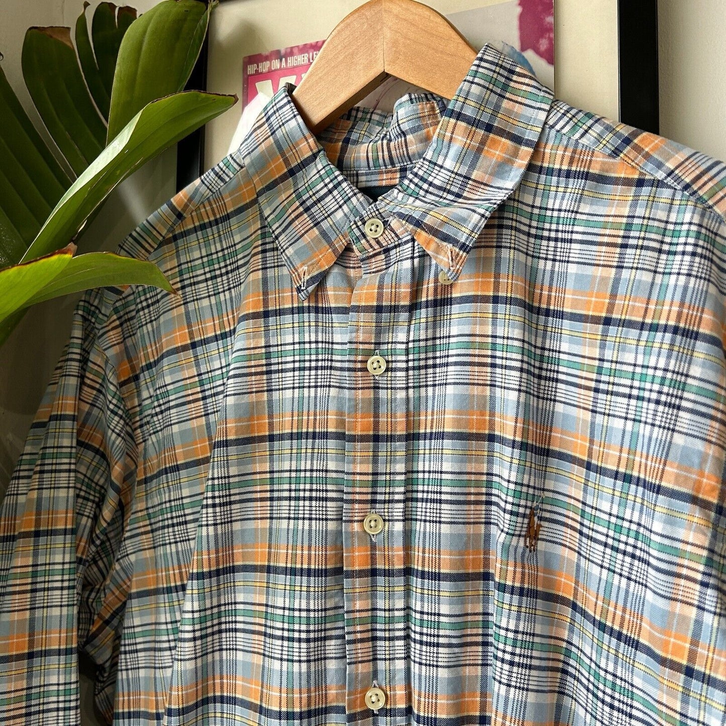 VINTAGE | Ralph Lauren POLO Classic Fit Button Down Shirt sz L Adult
