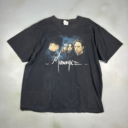 VINTAGE | Muduayn Black Band T-Shirt sz XL Men Adult