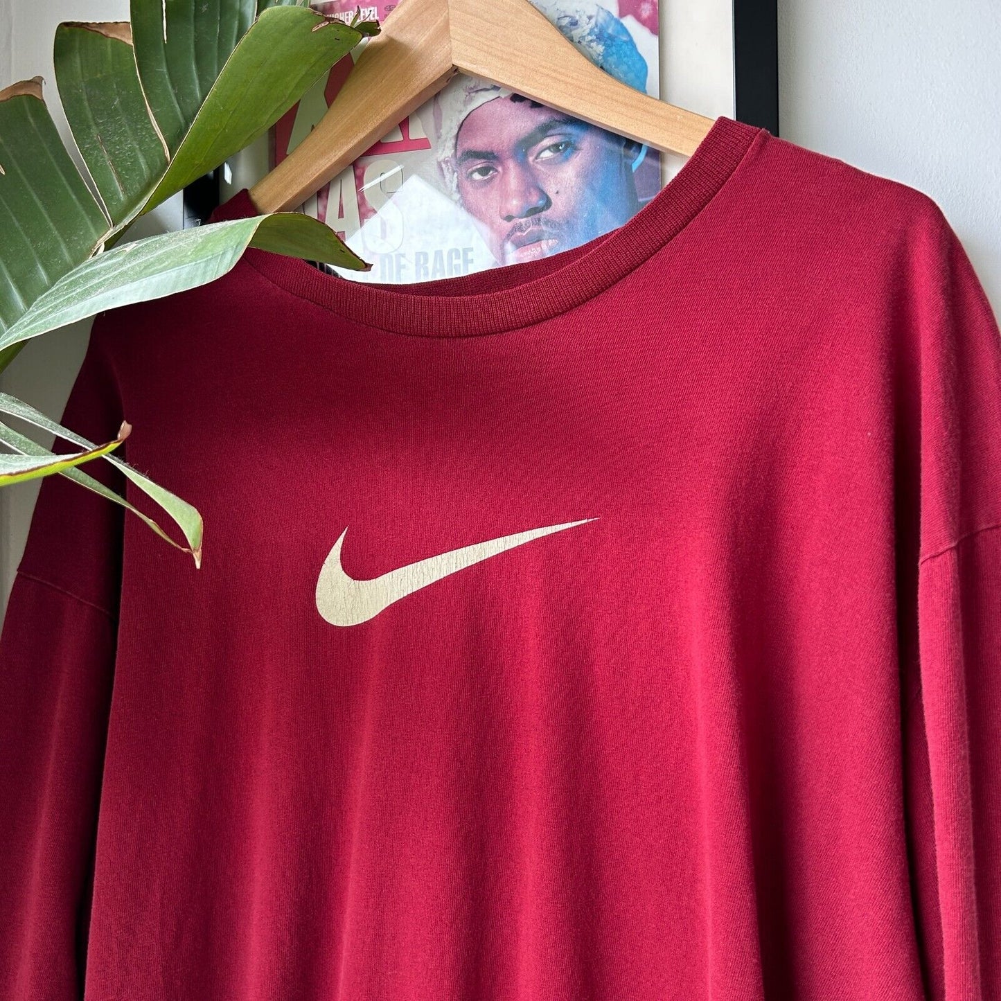VINTAGE | Nike Center Swoosh Long Sleeve T-Shirt sz L