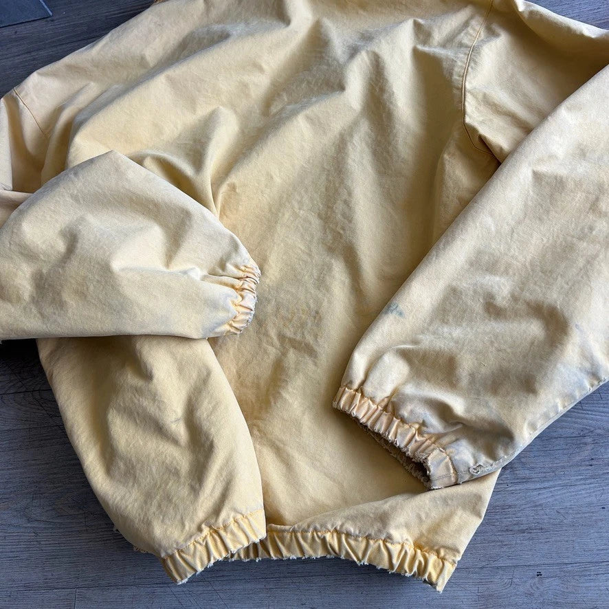 VINTAGE 90s | Polo By Ralph Lauren Faded Thrashed Yellow Harrington Jacket sz XL