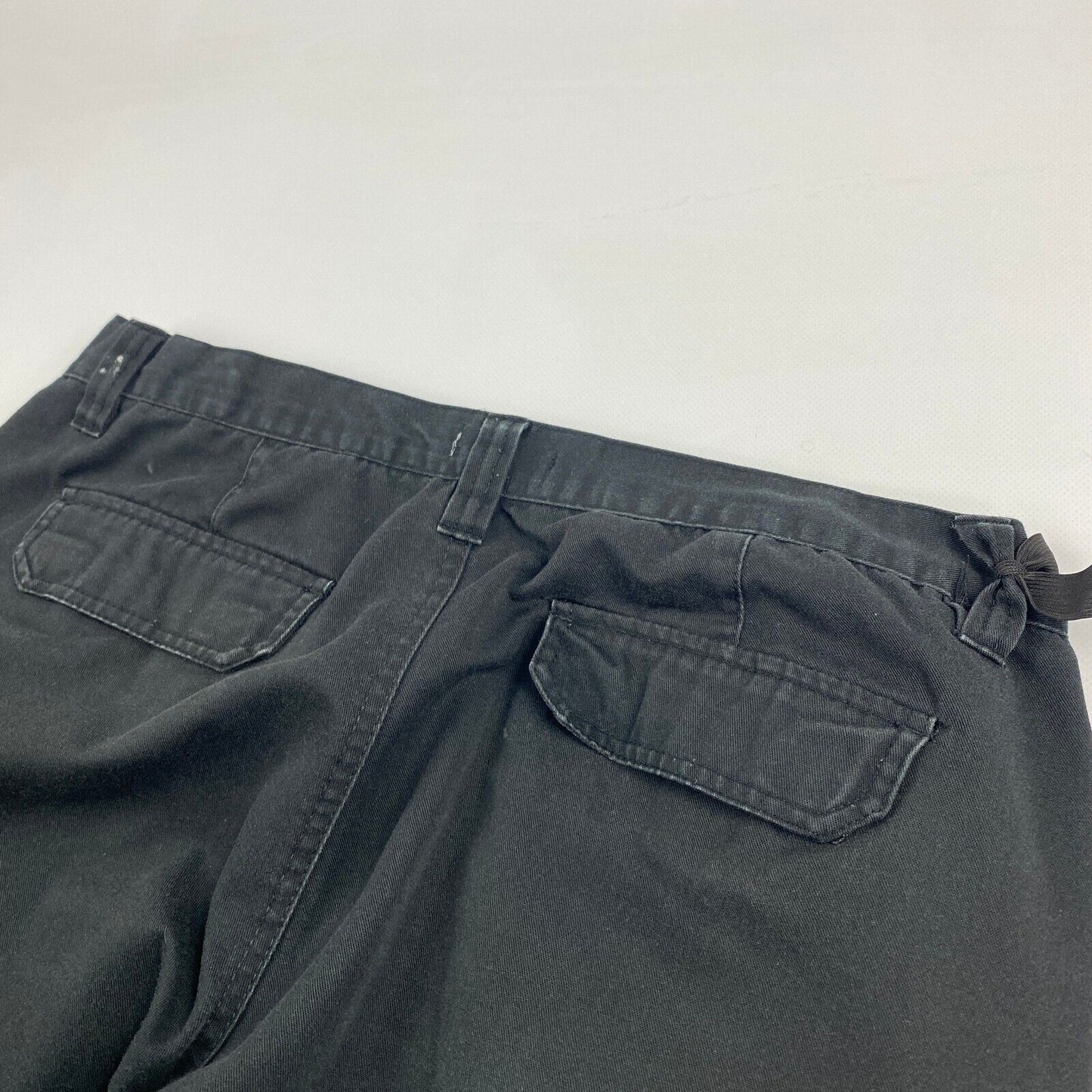 VINTAGE TNL Black Cargo Pocket Pants sz W36 L30 Mens