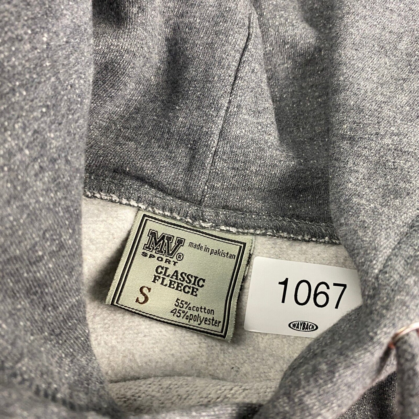 VINTAGE Syracuse Arch Logo Grey Hoodie Sweater sz Small Men Adult