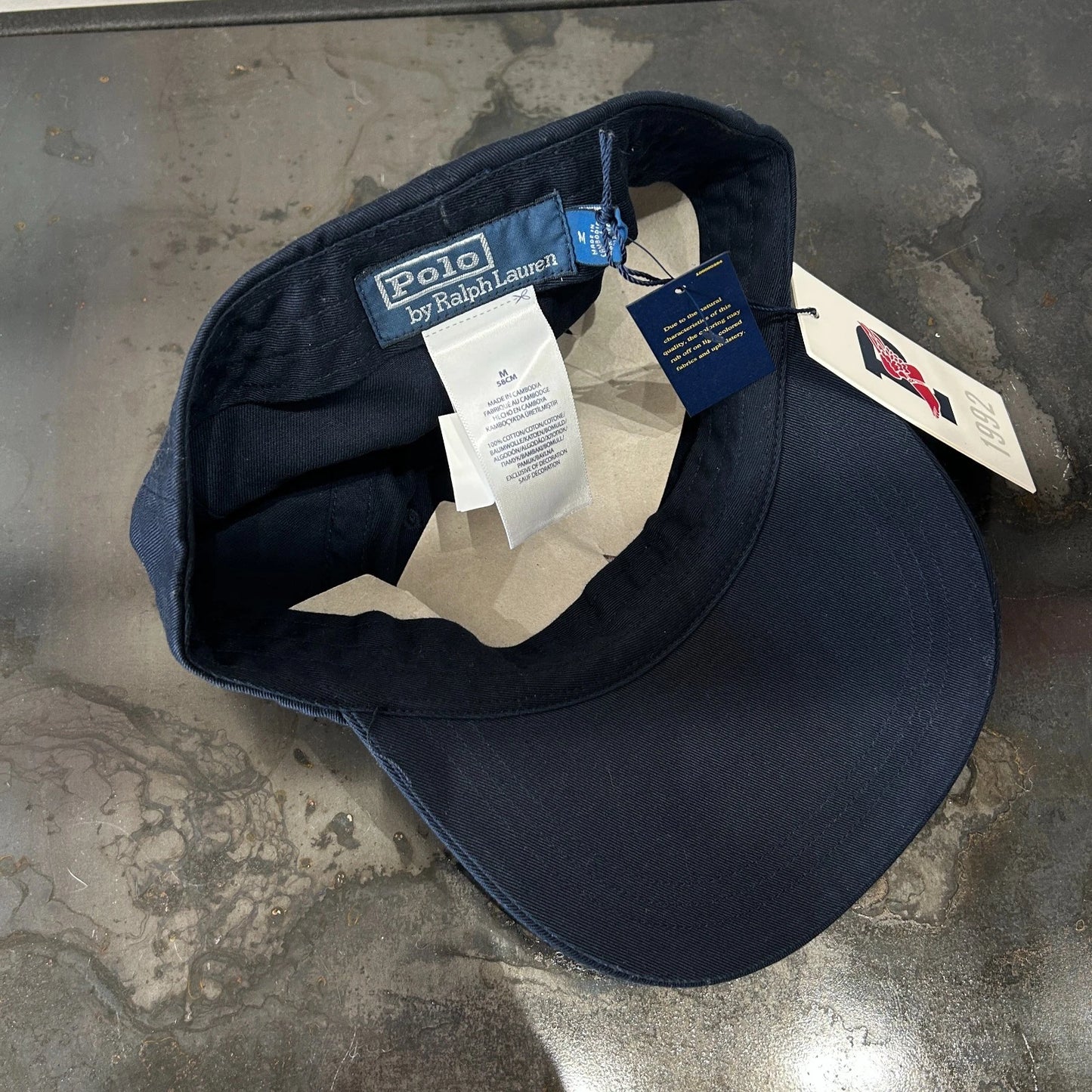 Polo by Ralph Lauren | P-Wing Stadium 90s Long Bill Cap Hat sz M NWT