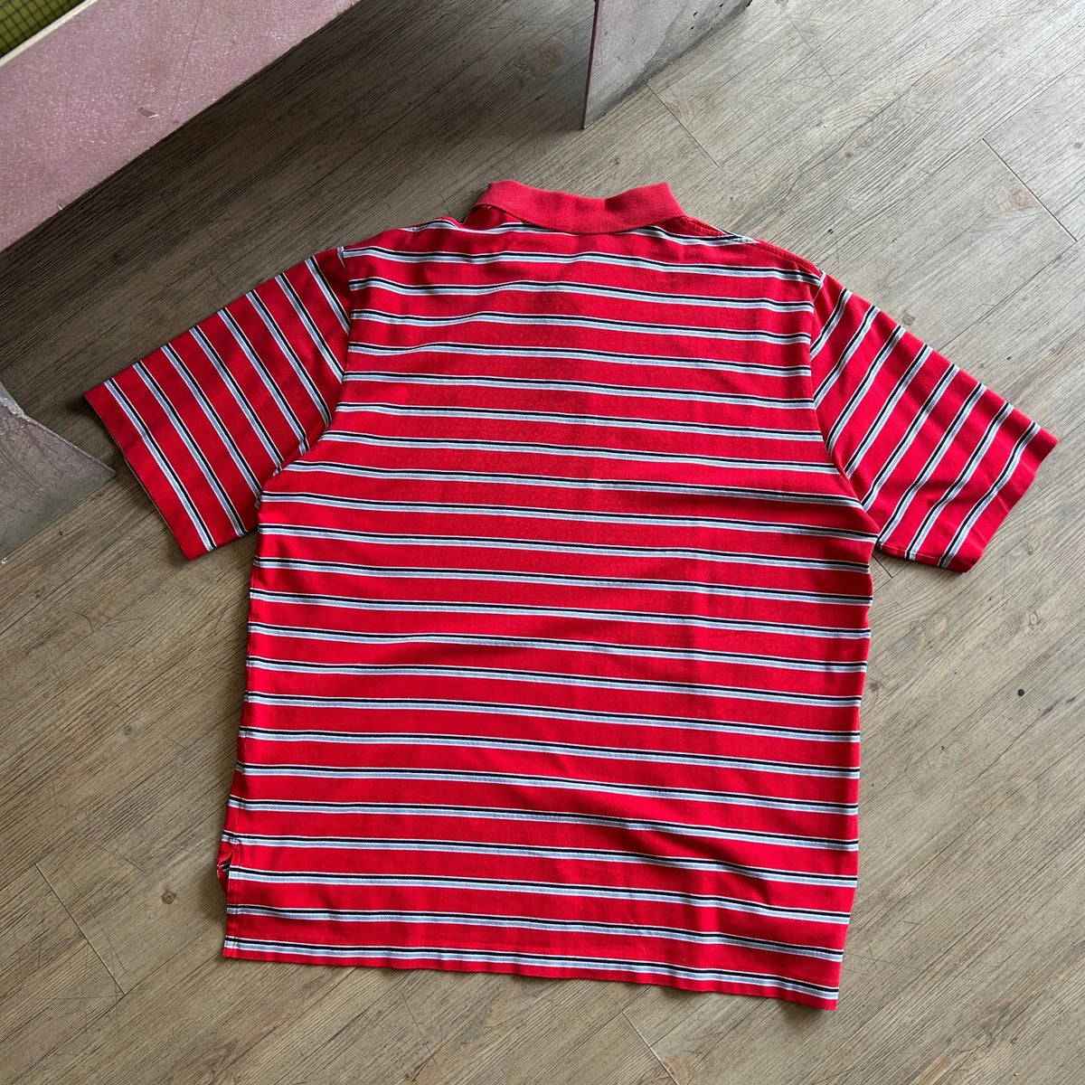POLO GOLF | Ralph Lauren Striped Pima Cotton Vintage Polo Shirt sz XL