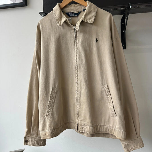 VINTAGE 90s | POLO By Ralph Lauren Sun Faded Corduroy Harrington Jacket sz XL