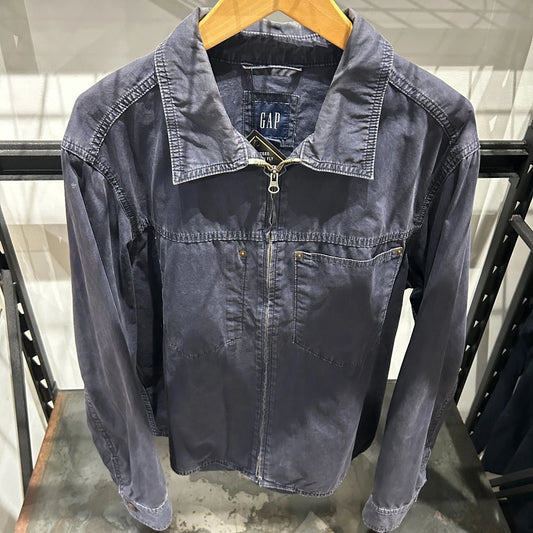 VINTAGE | GAP Brushed Cotton Full Zip Work Shop Jacket sz L