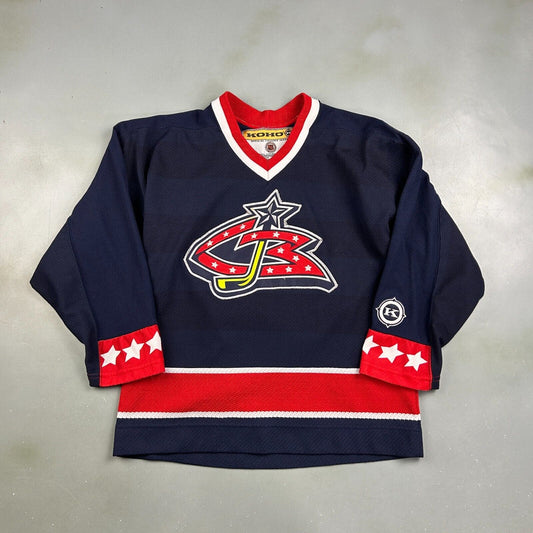 VINTAGE | Columbus Blue Jackets Koho Hockey Jersey sz XS Adult / XL Youth
