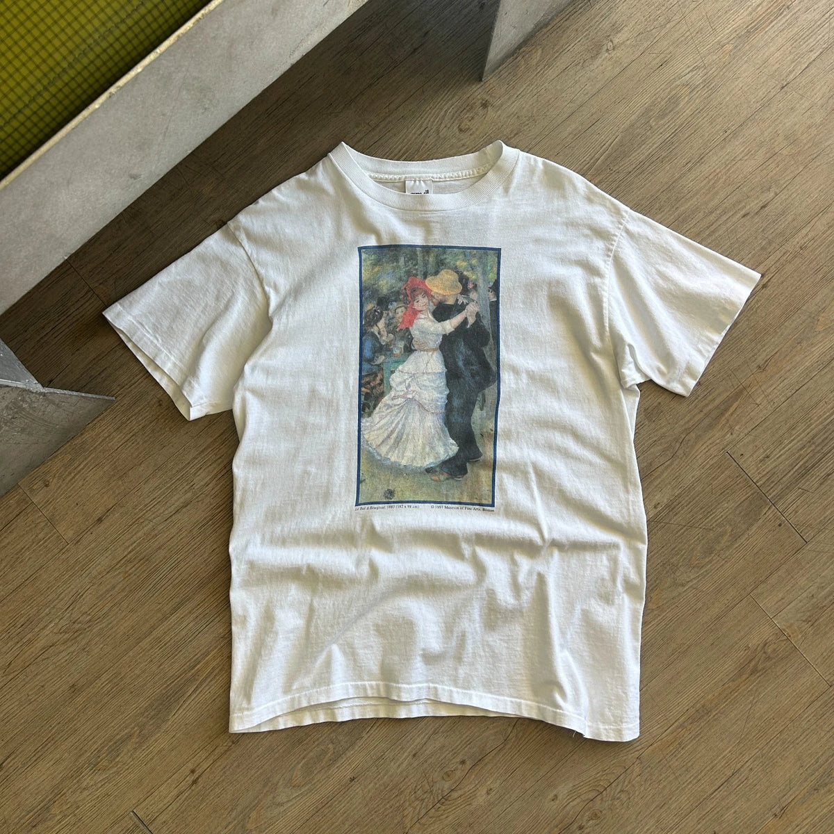 VINTAGE 1997 | Renoir's Portraits Le Bal A Bougival Art Institute T-Shirt sz L