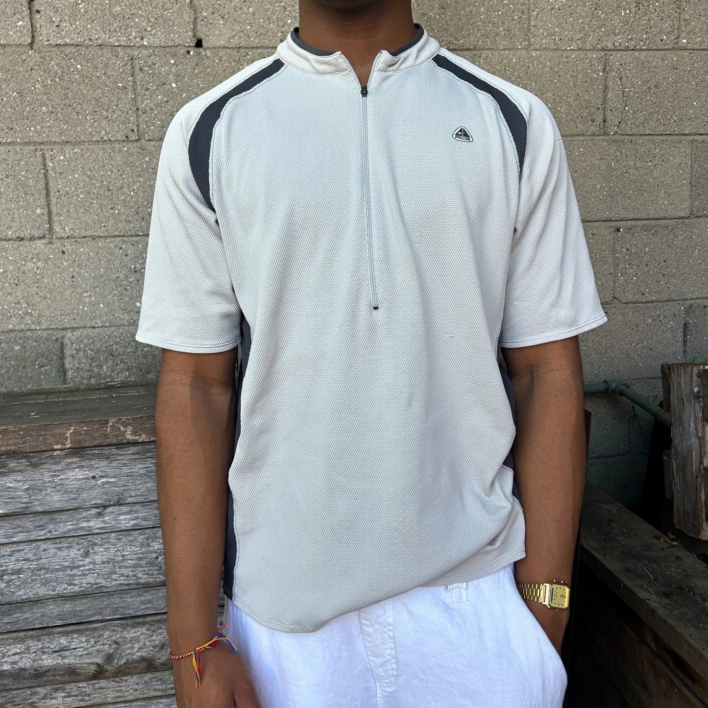 NIKE ACG | Dry Sphere 1/4 Zip Base Layer 1 Jersey T-Shirt sz L/XL