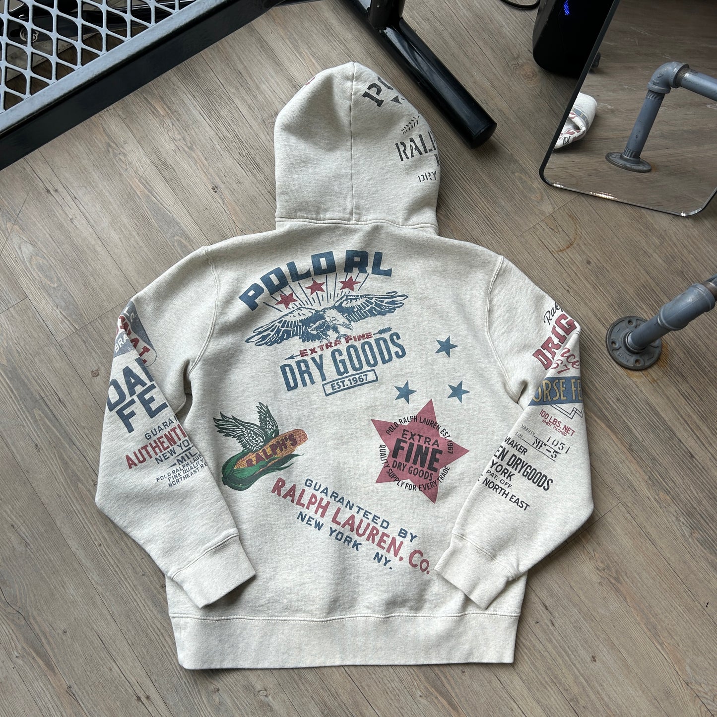 Polo Ralph Lauren Saranac Lake After-Hood Hoodie Sweater sz XL