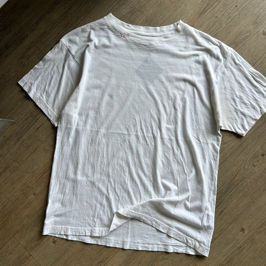 424 | Stamped Logo White T-Shirt sz L
