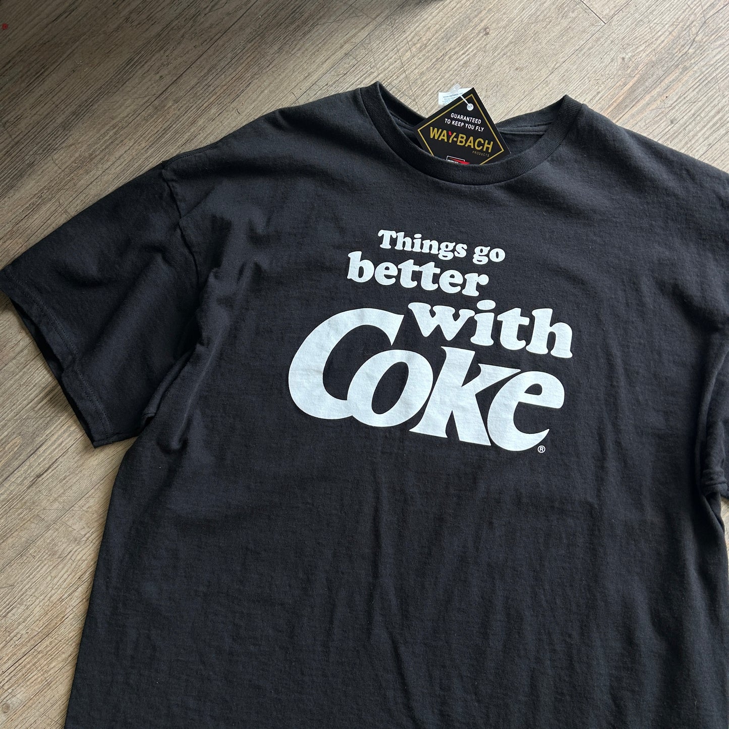 VINTAGE | Things Go Better With Coke T-Shirt sz XL