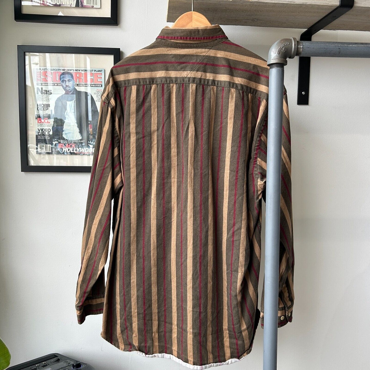 VINTAGE 90s | Tommy Hilfiger Crest Button Down Shirt sz L