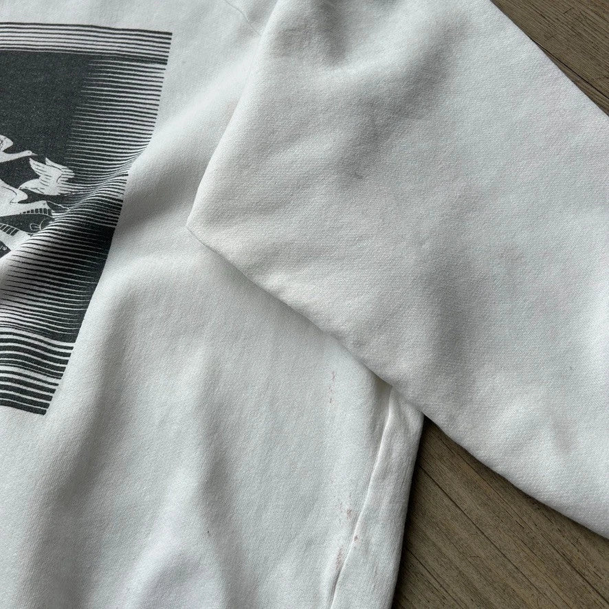 VINTAGE 80s 90s | MC Escher Sky And Water Canada Crewneck Sweater sz XL