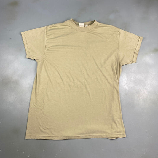 VINTAGE 90s Troop Support Blank Tan T-Shirt sz Medium Adult MadeinUSA