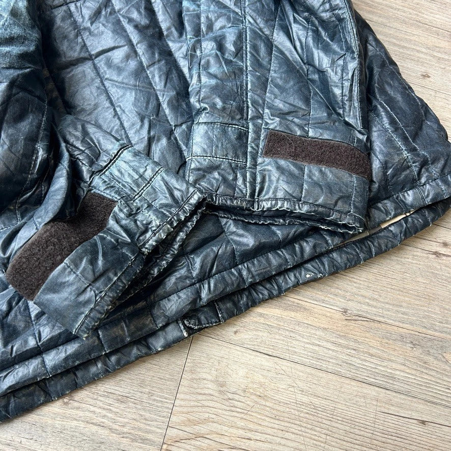 VINTAGE | Barbour To Ki To Waxed Blue Field Jacket sz L