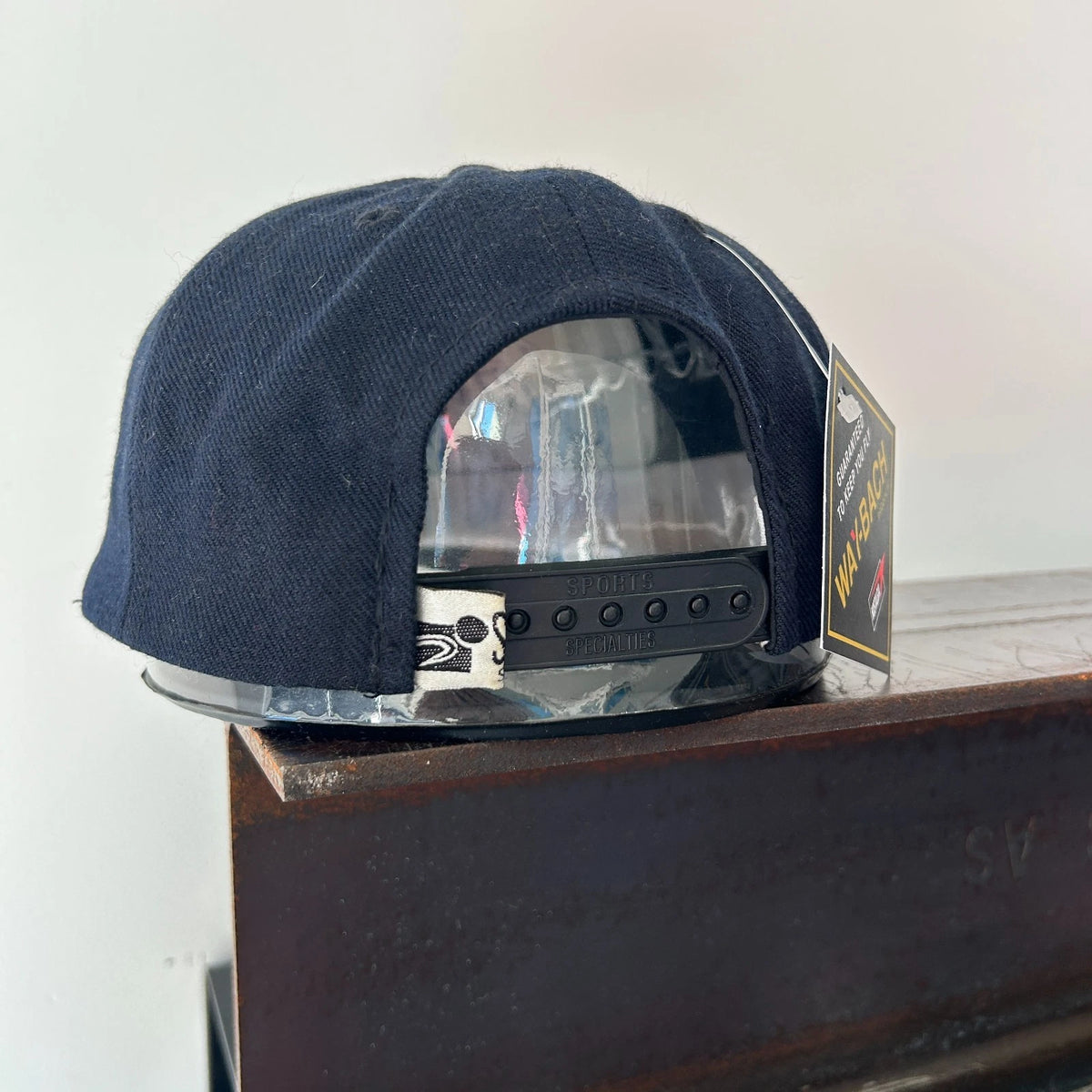 VINTAGE 90s | New York NY Yankees Script Sports Specialties Snapback Hat sz OS