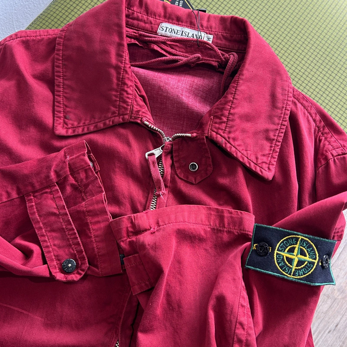90s STONE ISLAND | Raso Gommato Light Jacket sz M