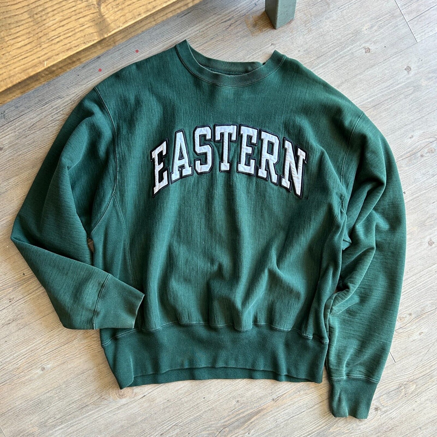 VINTAGE 90s | Eastern Heavyweight Green Crew Sweater sz XL