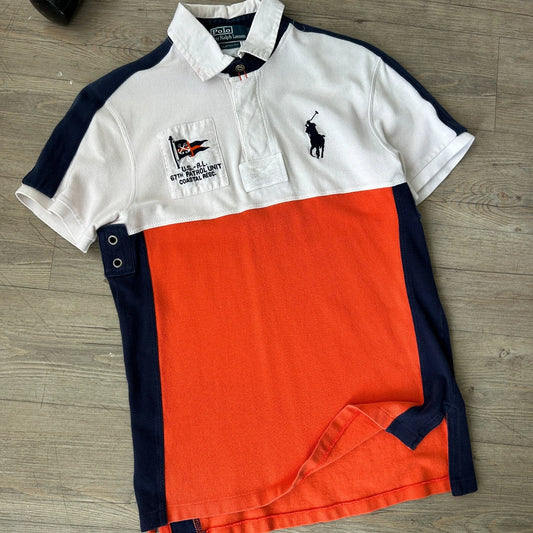 VINTAGE Y2k | Ralph Lauren Big Pony Coastal Resc. Polo Shirt sz S