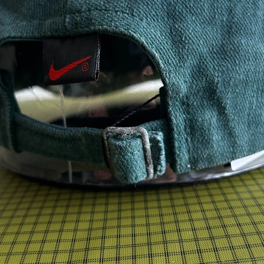 VINTAGE 90s | Nike Two Tone Swoosh Baseball Cap Hat sz S/M