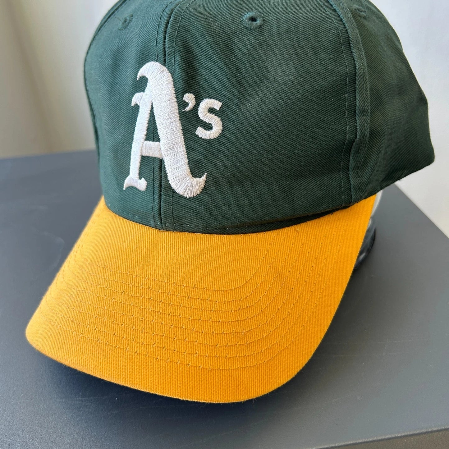 VINTAGE 90s | Oakland A's Athletics Logo Athletic MLB Snapback Hat sz OS