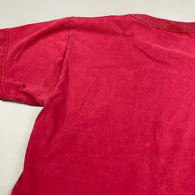 VINTAGE 90s Russell Athletic Stanford Red T-Shirt sz XS - S Adult