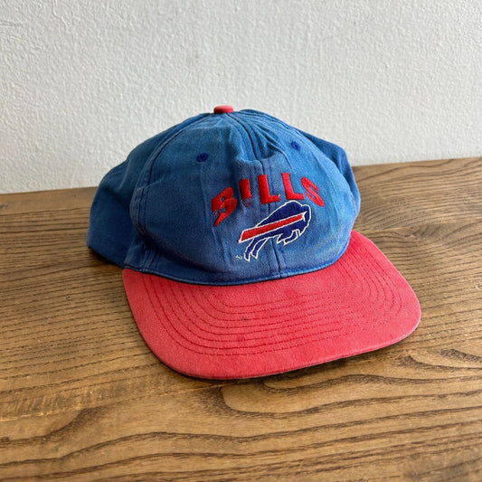 VINTAGE 90s | Buffalo Bills Team NFL Snapback Hat One Size Adult