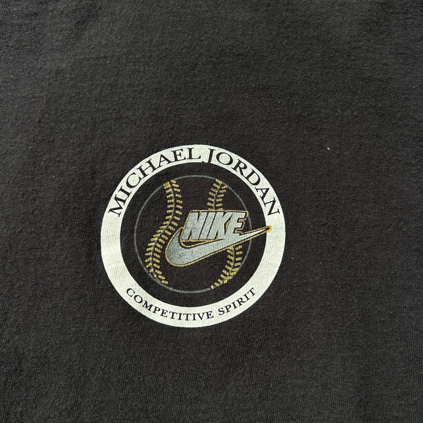 VINTAGE 90s | Michael Jordan Competitive Spirit NIKE T-Shirt sz XL
