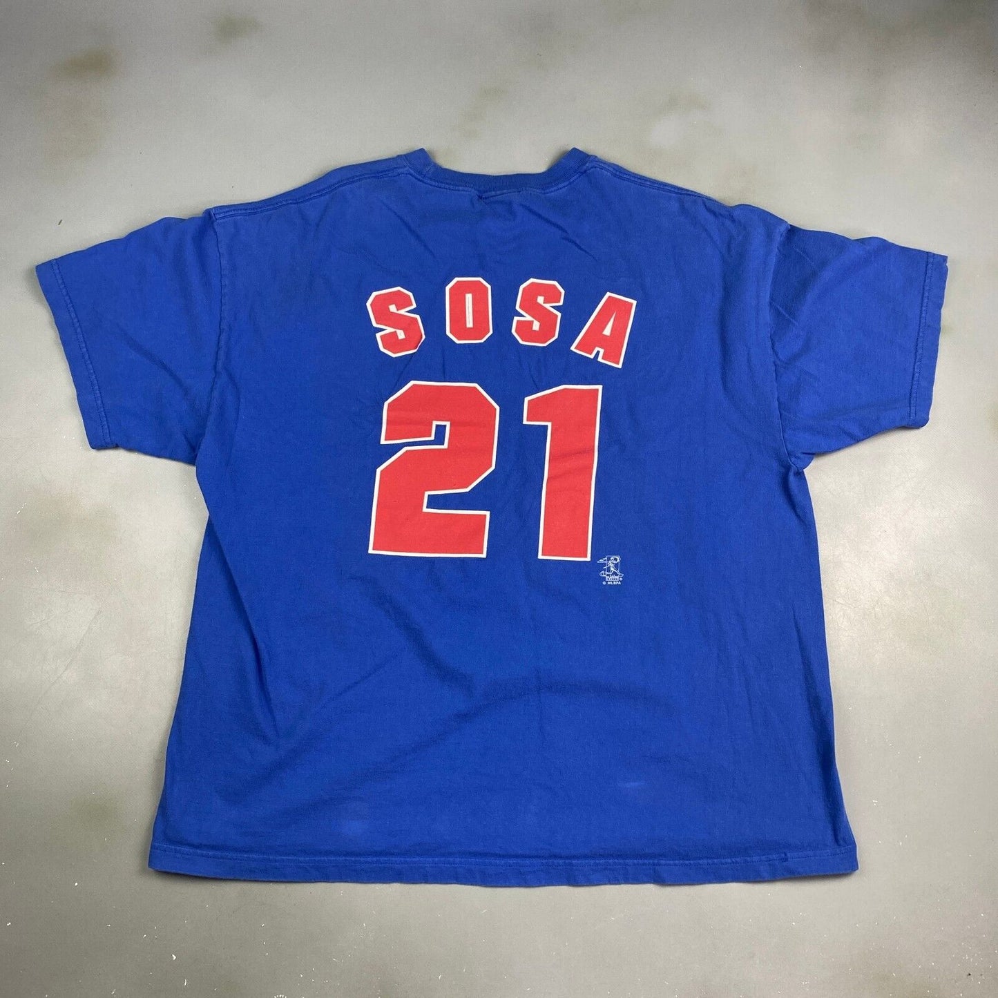 VINTAGE MLB Chicago Cubs #21 Sosa T-Shirt sz XL Men Adult