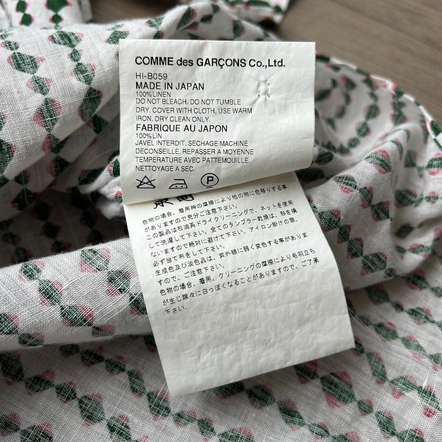 2002 Comme Des Garcons Homme | Linen Button Down Shirt sz M