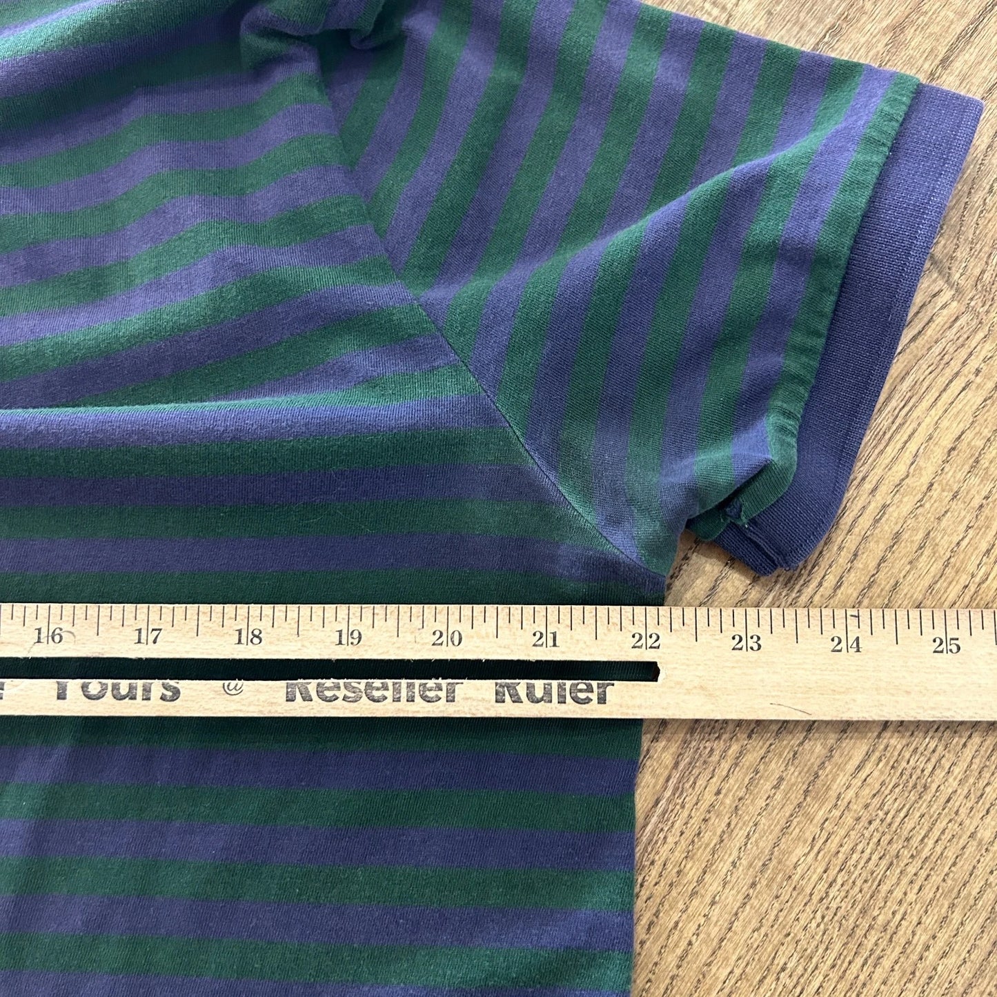 VINTAGE Y2k | Ralph Lauren Sm Pony Tonal Striped Polo Shirt sz L