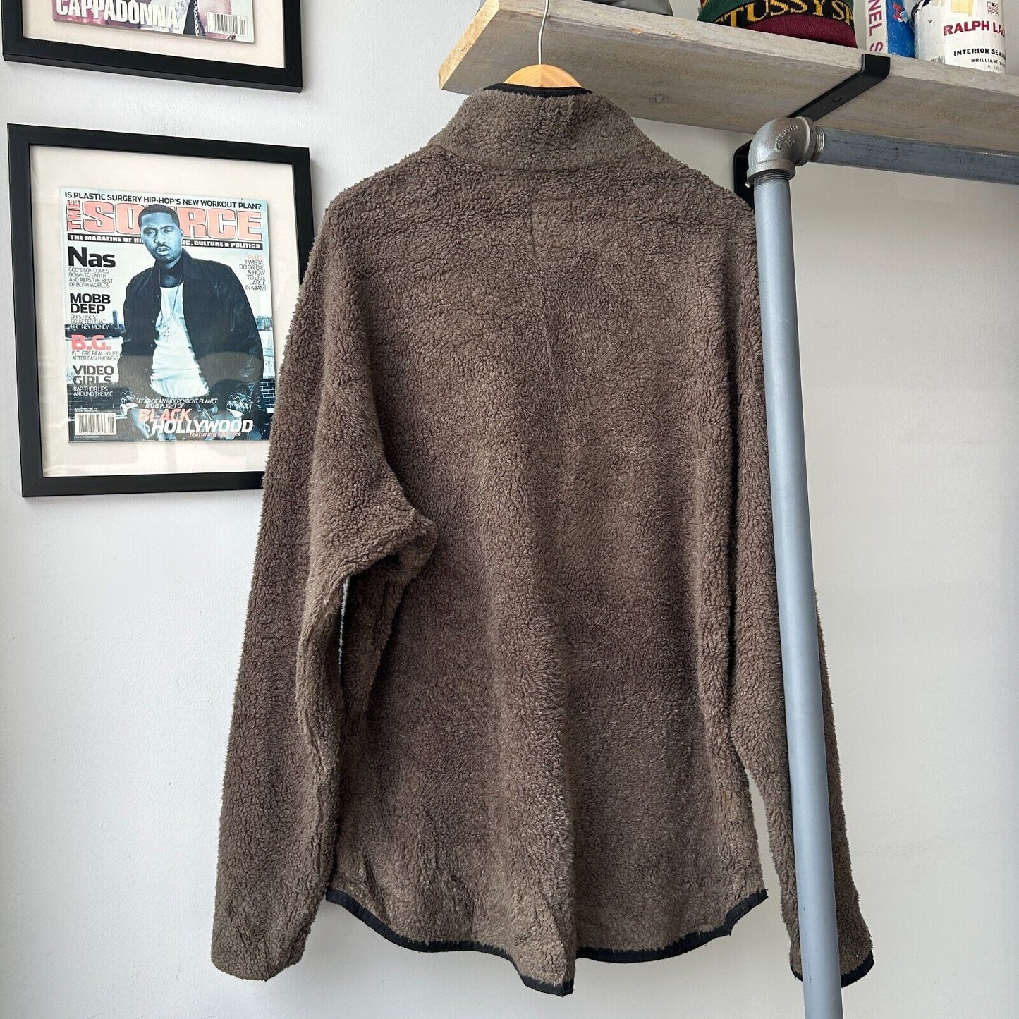 VINTAGE | Nike ACG Dog Tag Sherpa Deep Pile Zip Fleece Sweater sz XL