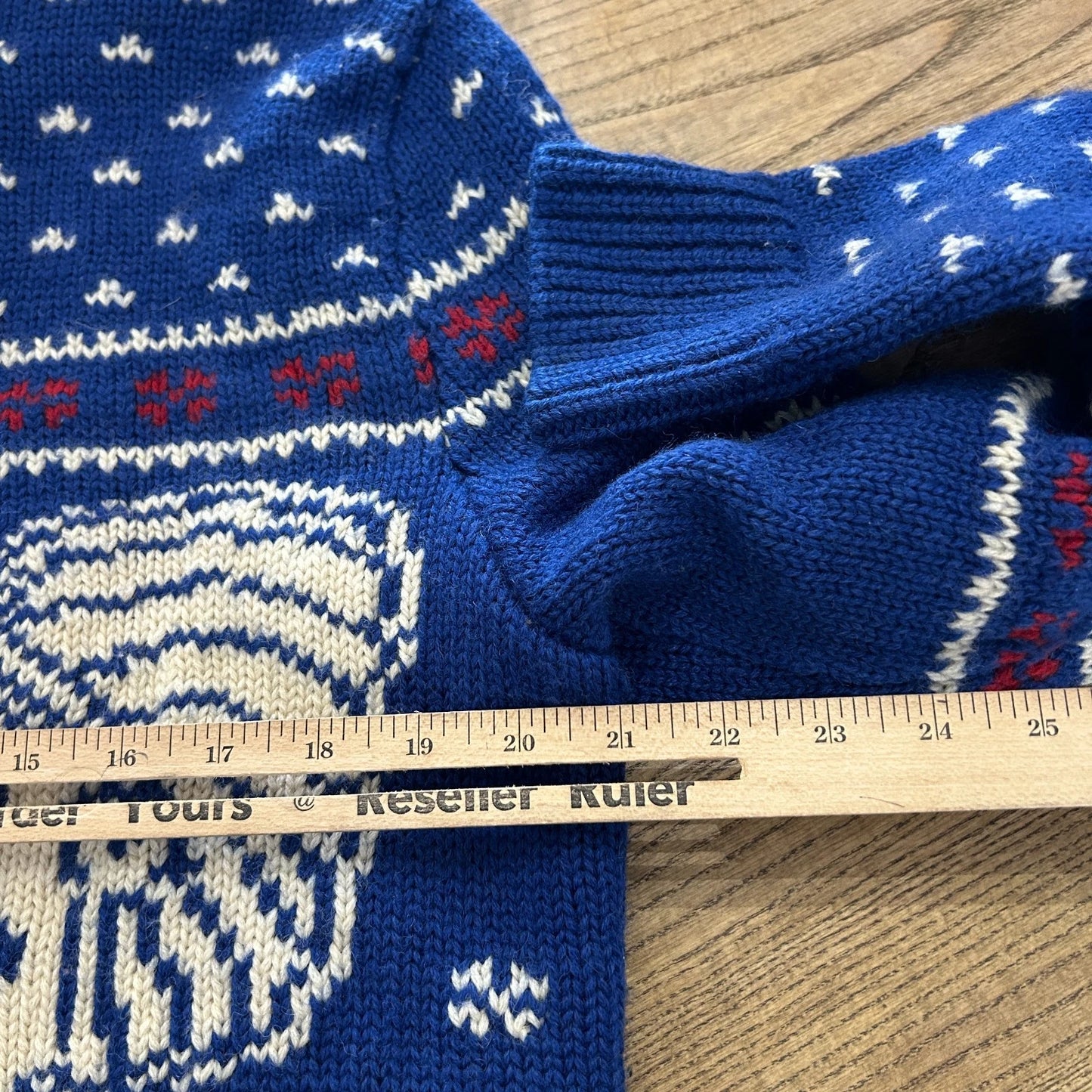 VINTAGE | Ralph Lauren RUGBY Indian Head Shawl Knit Sweater sz L