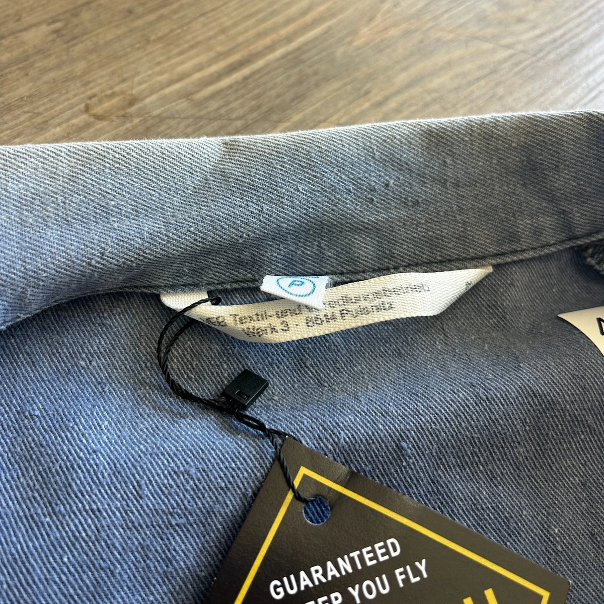 VINTAGE 1960s | French Faded Blue Workwear Chore Shirt Jacket sz 54 L